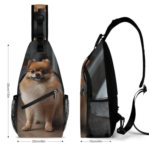 Bolso bandolera estilo casual para viaje y senderismo 38x20cm miniatura 2