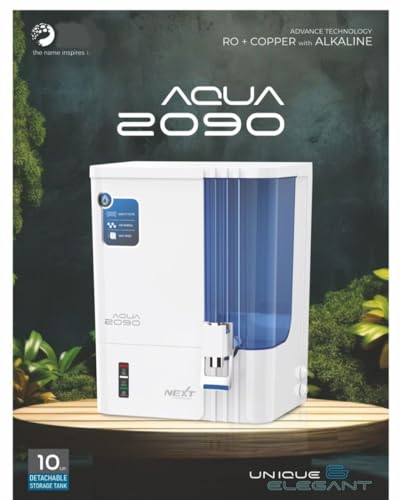 Image of AQUAFRESH 2090 Model Electric Ultra Filtration Based Gravity Water Filter | SMART LED Display | 10 L RO + UV + UF + TDS Water Purifier | Multi-Stage Filtration | White