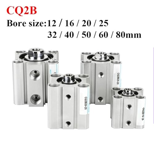 Vérin compact CQ2B63x50 pour l'automatisation des lignes de tri industriel
