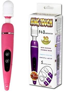 King Touch Silicona Vibrador impermeable, recargable con USB ...