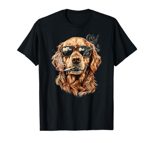 Best Golden Retriever Dad Ever Funny Dog para hombres y niños Camiseta