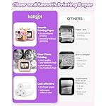 KOKODI Kids Camera Instant Print, Toddler Cameras Christmas Birthday Gifts for Girls Age 3-12, Digital Video Instant Print Camera for Kids, Kids Toys for Ages 5-7 Girls(Pink) - Image 4