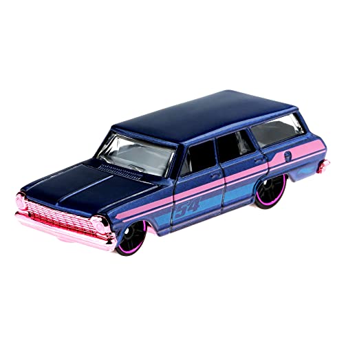 Hot Wheels Pearl and Chrome 64 Chevy Nova Wagon 2022 miniatura 1