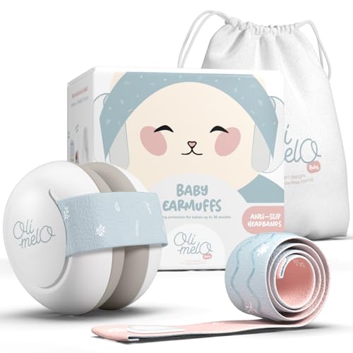Oli-Melo Baby Ear Muffs Noise Protection : Noise Cancelling Headphones up to 34 dB ANSI certified -...