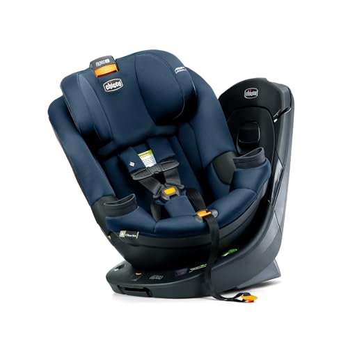 Image of Chicco Fit360 SE ClearTex Rotating Convertible Toddler Car Seat with 360 Degree Rotation for Rear-Facing and Forward-Facing Usage (No Infant Insert Included) | Stellar /Blue