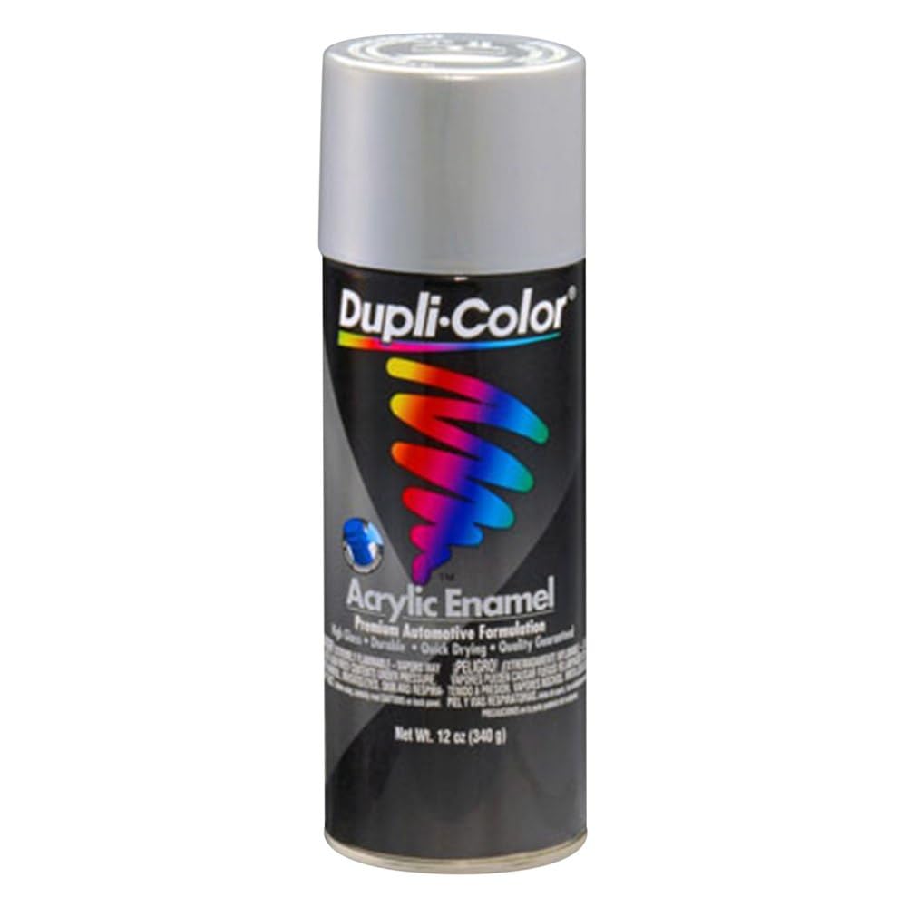 Dupli-Color DA1684 Multi-Purpose Acrylic Enamel Spray Paint - Chrome Aluminum - 12 oz. Aerosol Can