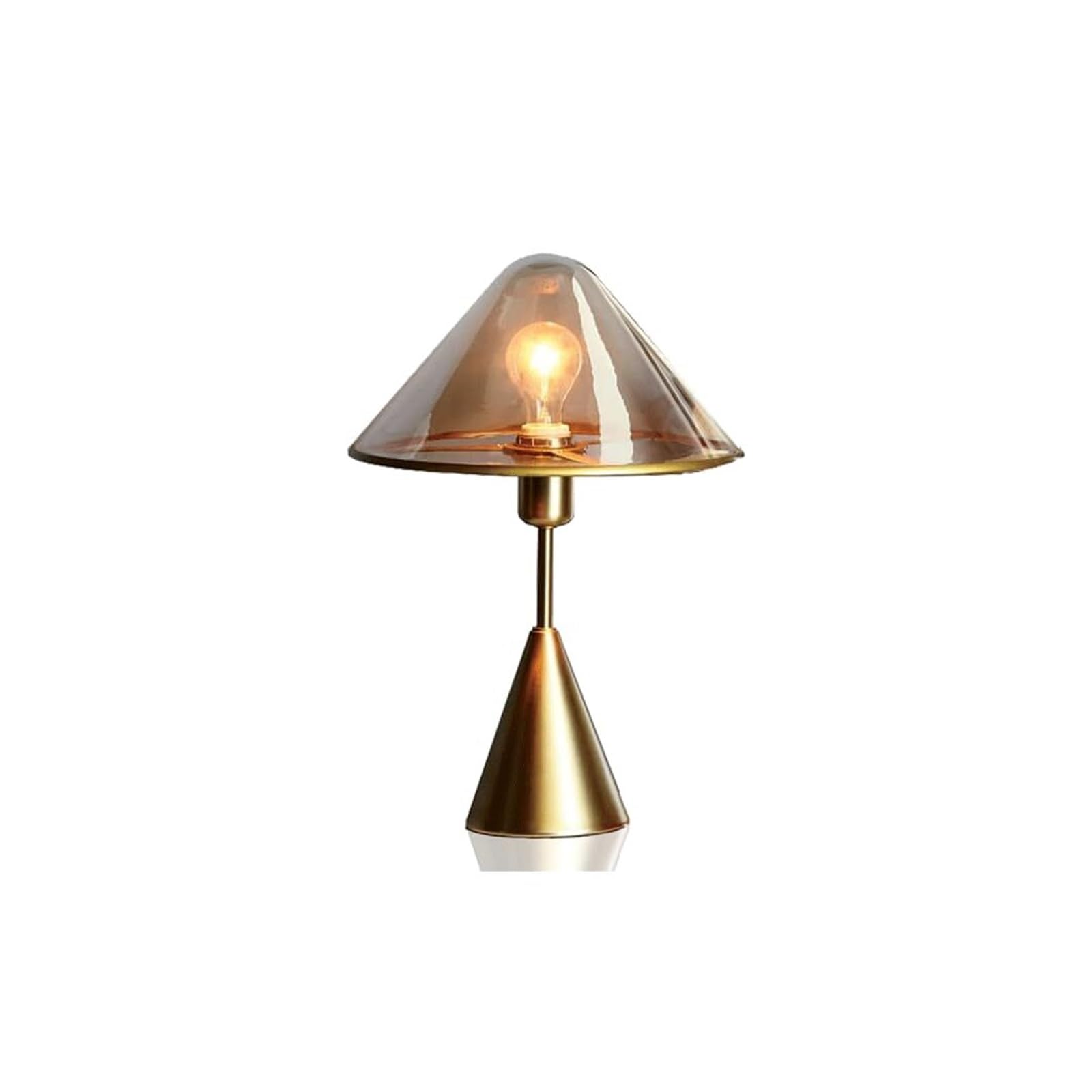 lampara mesa Lámpara de mesa de metal posmoderna, sencilla y creativa, de cristal, recargable, luz nocturna for dormitorio, mesita de noche, decoración de cafetería.