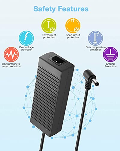 Image of CARE CASE 24V 5A 120W Power Supply 100V-240V or 110V-220V AC to DC Adapter 24V 5amp Switching Converter,cameras,Black