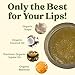 Earth's Daughter Organic Coconut Lip Scrub 0.7 oz - USDA Organic, Fair Trade, Sugar, Jojoba Oil, Beeswax, Coconut Oil, Calendula Extract