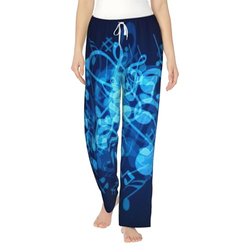 Pantalon pyjama bleu en flanelle douce, le cadeau idéal pour gâter une maman
