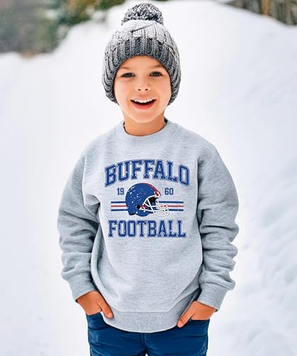 Olive Loves Apple Vintage Buffalo 1960 Football Sweatshirt for Men Women and Kids Distressed Game Day Pullover2