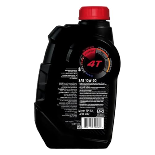 Can-Am OEM XPS 4-Stroke 10W-50 Aceite Sintético 1 Quart miniatura 2