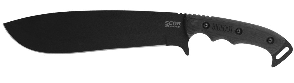 Bigfoot Knife, Powdercoat Gray/Brown/Black