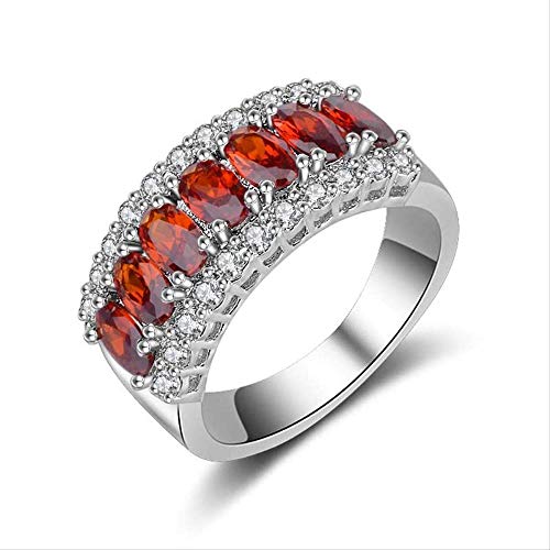 Bague géométrique argent 925 femme avec gemme et anneau de fête