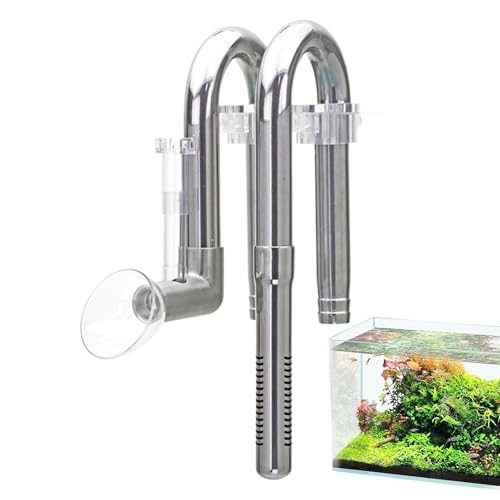 Tuyau de sortie pour aquarium pour un salon apaisant et transparent