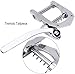 Guitar Vibrato Tailpiece Tremolo, Flat Top Body Tremolo Unit Vibrato Bridge for Tele, SG, LP, ETC Electric Guitars, Silver