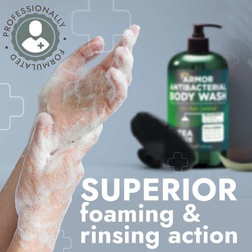 Image of Antibacterial Body Wash with Tea Tree Oil for Back Acne & Skin Irritation