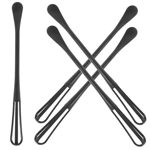 OFFSCH 5個 多機能点手動泡立て器 調味スプーン 人間工学設計滑り止めハンドル 軽量コンパクト調理用卵攪拌器 ケーキパンケーキソース 用