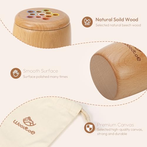 Image of Montessori Color Sorting Toy, 11‑Color Montessori Sticks for Toddlers 1-3