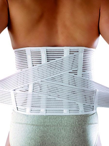 ORIONE Semi-rigid Dorsolumbar Brace Ref. 3040 White Colour Size XL inch. 37.40"-40.94" (95-104 cm.)