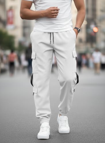Image of Mack Jonney Men's Solid Joggers | Solid Design | Regular Fit | Casual & Athleisure Wear |Pack of 1-MMJ-79