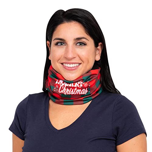 FOCO Merry Christmas Light Up Gaiter Scarf4