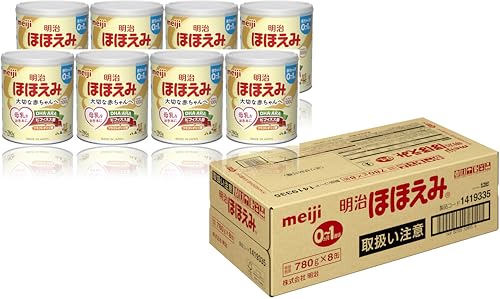 明治ほほえみ 780g ×8缶 粉末 [0ヵ月~1歳頃の粉ミルク] (B0G38N9HC5) Amazon価格推移・価格追跡
