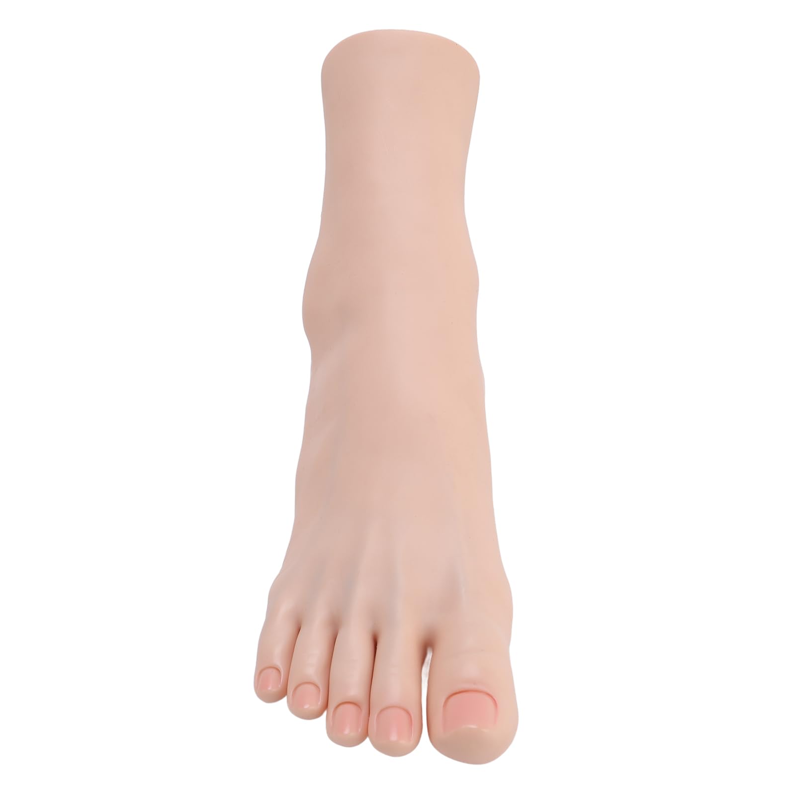 Modèle de pied réaliste silicone souple avec os pour nail art