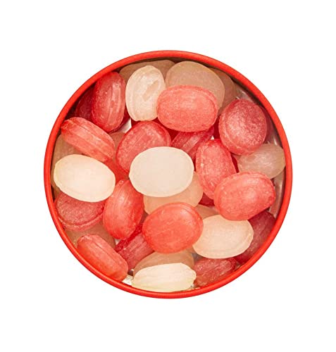 FC Bayern München Bonbons in dekorativer Metalldose, Kirsch- und Eisbonbongeschmack 200g Hartkaramelle FCB - Plus Aufkleber Wir