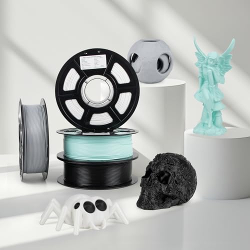 Image of iSANMATE Rapid PLA Filament 1.75mm Black 10KG, 3D Printer Filament Bundle, Dimensional Accuracy ±0.02mm, for Bambu Lab 3D Printers, AMS, AMSLite