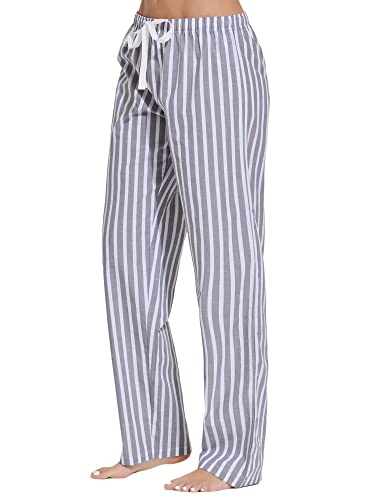 CYZ Women's 100% Cotton Woven Poplin Sleep Pajama Pants2