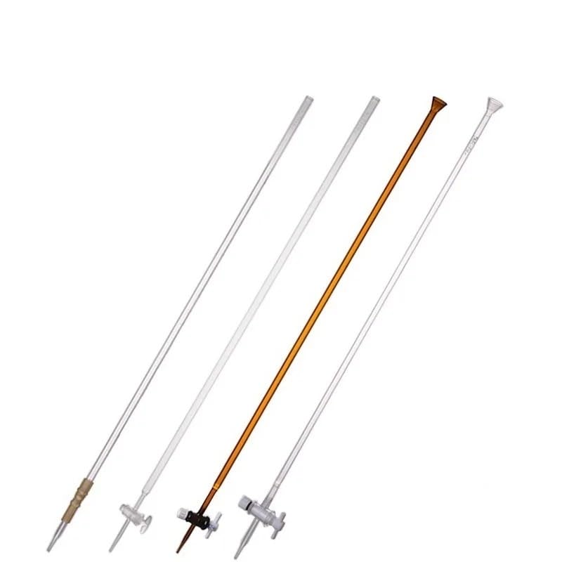25-ml-Glasbürette der Klasse A for Säuren und Laugen – Ausrüstung for die Laborchemie(25mL PTFE Brown)