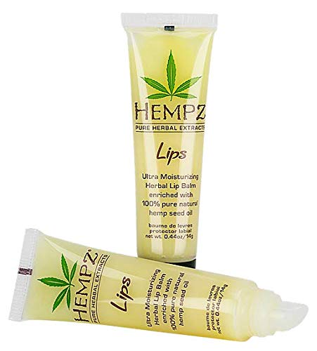 Hempz Non SPF Herbal Lip Balm Set of 2 .44 oz each