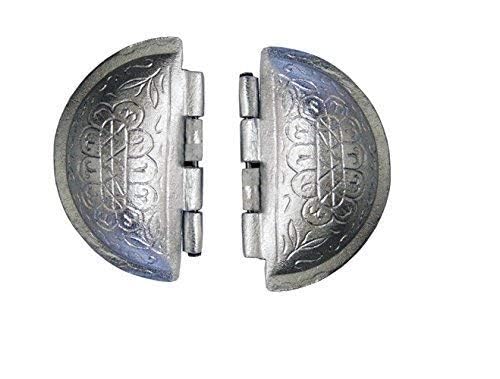 UROOJ Aluminium Gujiya Maker Mould Pack of 2 (Color Silver) 2