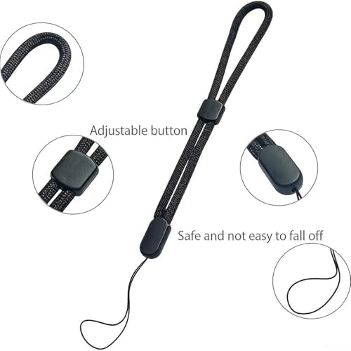 Nylon wrist strap for miniature cameras, suitable for cameras, keys, mobile phones, USB drives and miniature surveillance devices Length 6inch