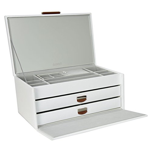 Preisvergleich Produktbild Dulwich Designs Schmuckkästchen Notting Hill Large aus Leder
