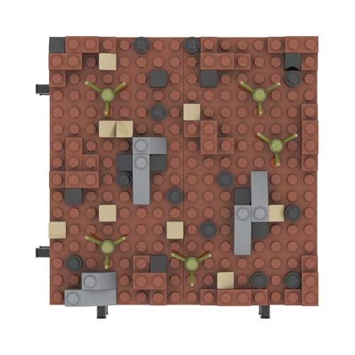 Image of WW2 Battlefield Ground Military Building Block Set.WW2 Building Block Fun for Kids and History Buffs.