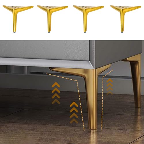 Patas de metal para muebles (4 ud) estilo moderno para sofá y armario 8