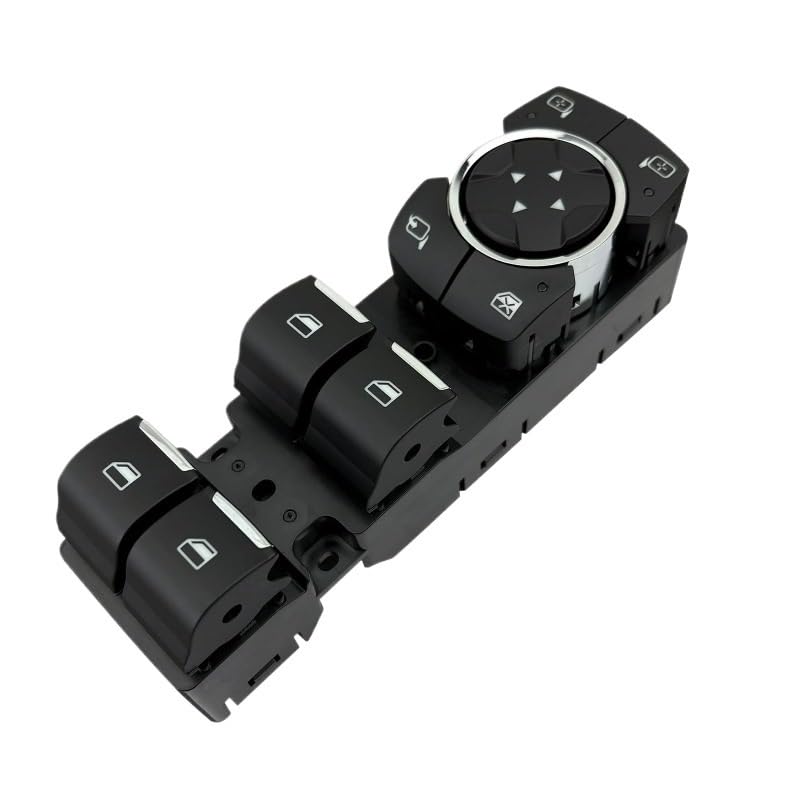 ML3Z14529BE Power Window Switch Assembly Manual Fold Mirror LH-Driver Compatible For 2021-2023 Ford F-150