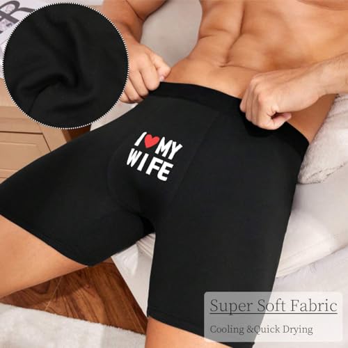 Sexy Code 1701 Men's Boxer Briefs Long Leg Underwear with Novelty Pattern Printing - Fun Shorts Comfortable & Soft3