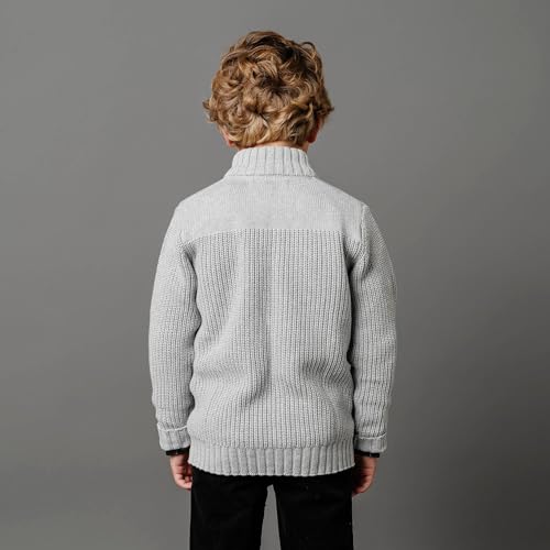 Hope & Henry Boys' Shawl Collar Sweater Cardigan4