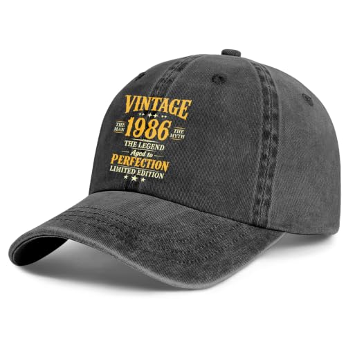 Image of 50th 40th 30th 60th Birthday Gifts Men Women 1976 1986 1996 Hat | Vintage Baseball Cap 50 40 30 60 Years Old Birthday Gifts for Him Her Party Favors Decorations