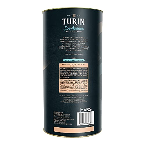 TURIN - Chocolate Turín Amargo Sin Azúcar