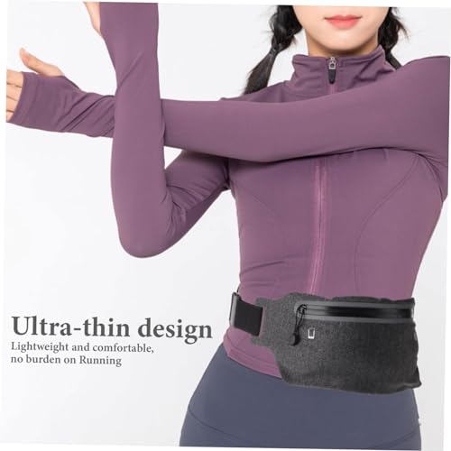 BRIGHTFUFU Pacote De Pacote Ultra-Fino Bolsa De Cintura De Corrida Conveniente Bolsa De Cintura De C