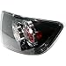 SuspD4MQEJY Tail Light Assembly Left Driver Side Red Clear Taillamp Set for Mazda 3 S/i 07 GS/GT/ 08-09 BR5H51150C BR5H51160C