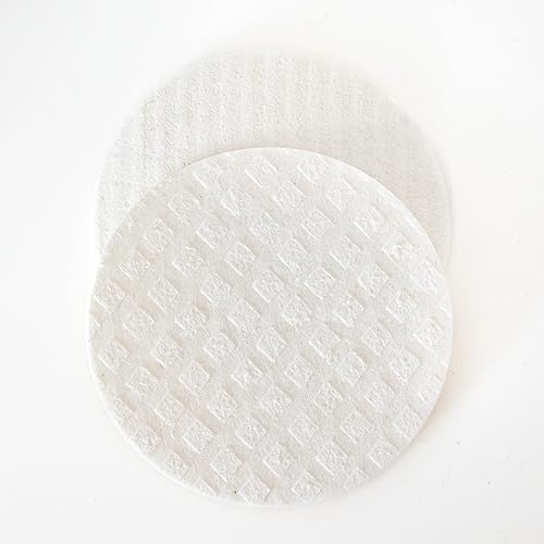 Chinchilla® Almohadillas de maquillaje reutilizables, juego de 2 unidades para almacenamiento, lavables hasta 90 grados, fabricadas en Alemania, aptas para todo tipo de piel, compostables y veganos
