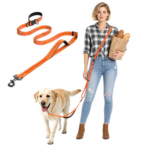 Kazazoo Hands Free Dog Leash Adjustable Waist & Crossbody