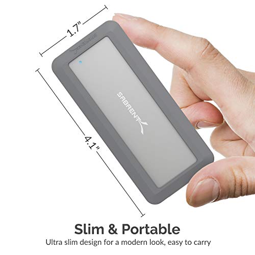Sabrent caja externa resistente USB 3.2 IP67 para SSD M.2 NVMe miniatura 6