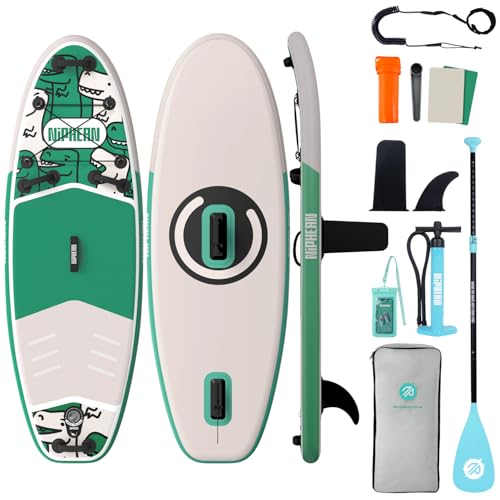 Image of Niphean Inflatable Stand Up Paddle Board with SUP Accessories, Anti-Slip EVA Deck, 10'6'' Inflatable Paddle Boards for Adults & Youth of All Skill Levels