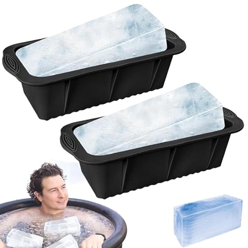 Molde de Silicona para Cubos de Hielo 2 Piezas miniatura 2